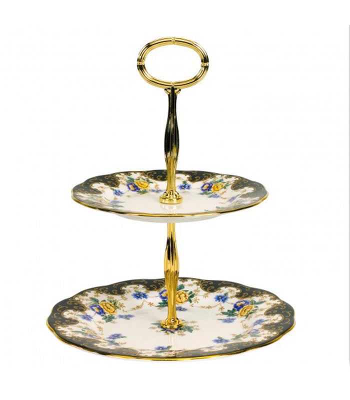 Royal Albert 100 Years 1910 Duchess 2-katlı kek standı