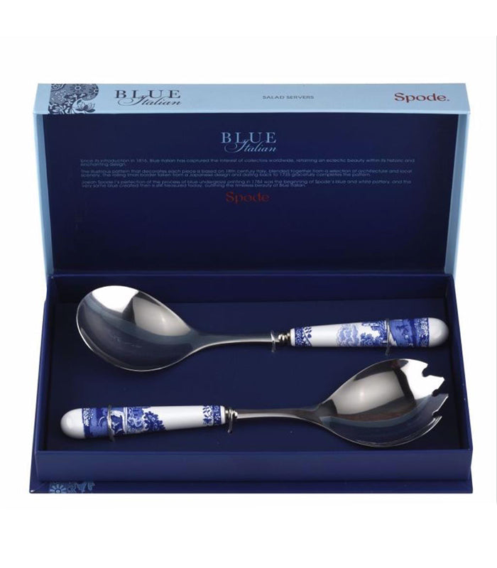 Spode Blue Italian Salata Servis Kaşıkları