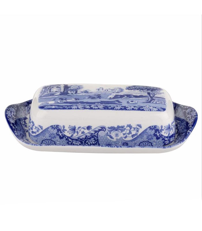 Spode Blue Italian Tereyağlık