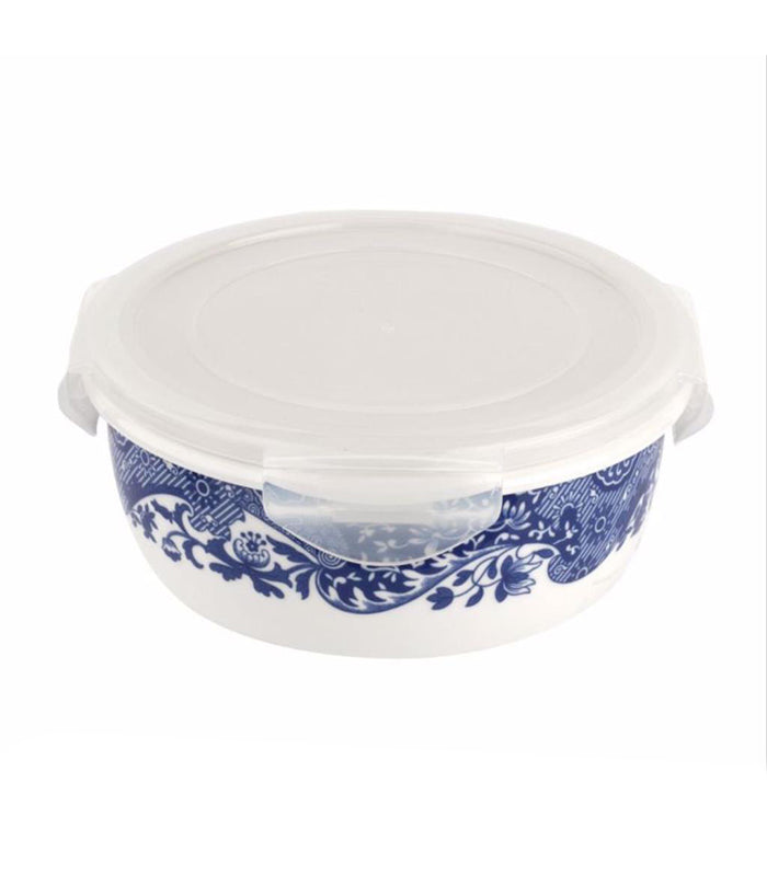 Spode Blue Italian Yuvarlak Saklama Kabı Büyük